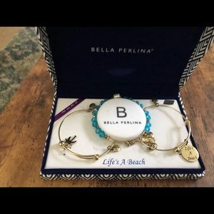 Bella Perlina bangle trio set. Brand new.